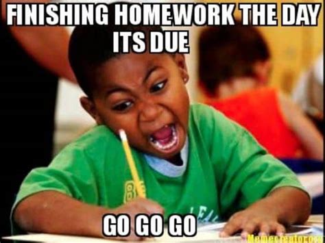 memes about school work